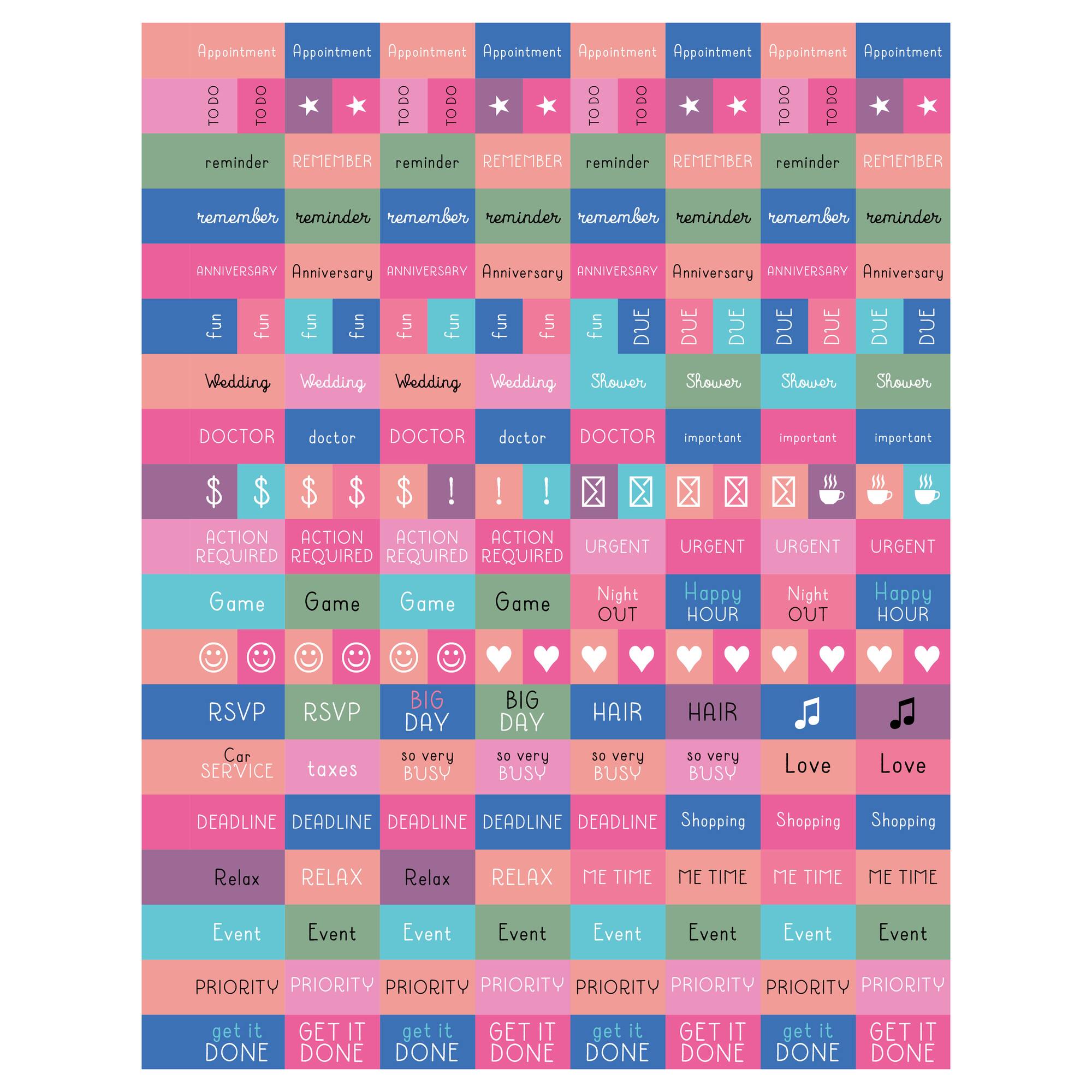 TF Publishing 2024 Pink Plum Blush & Petal Large Planner